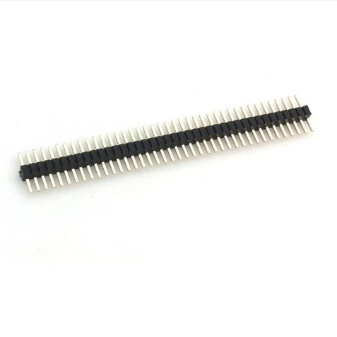 1Ã—40 Pin Male Straight 1.27mm Single Row Header Strip