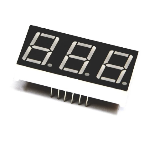 3 Digit 0.56 Inch GREEN 7 Segment Common anode CA 11 Pins