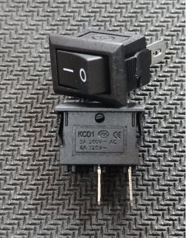 MINI Rocker Switch 3A 250V AC On/Off Electrical SPST 10X15MM