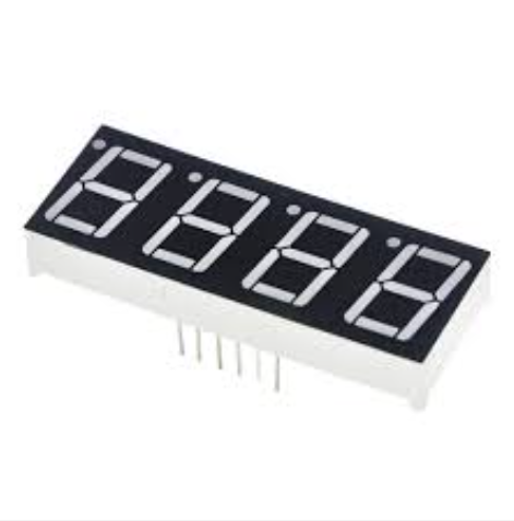 Red 4 DIGIT 0.36 inch common anode 7 segment led 12 leg