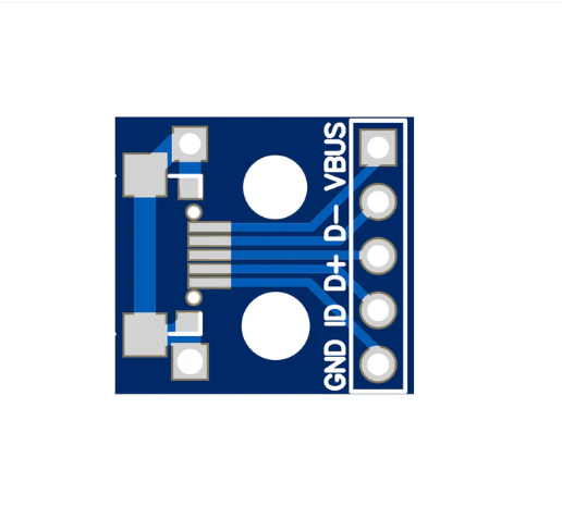 PCB MICRO USB to DIP Adapter 5 Pin