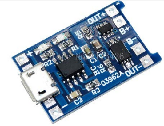 TP4056 Micro USB 5V 1A 3.7V Lithium Battery Charger With Protection