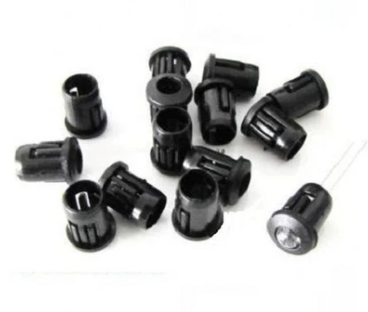 SE229 black Plastic 5mm LED Holder Clip Cover