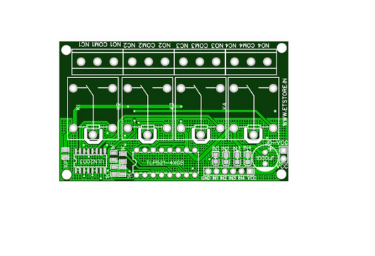 PCB FOR 5V FOUR 4 Channel Relay Module With Optocoupler
