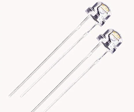 WARM WHITE 5MM DOME LED Strawhat