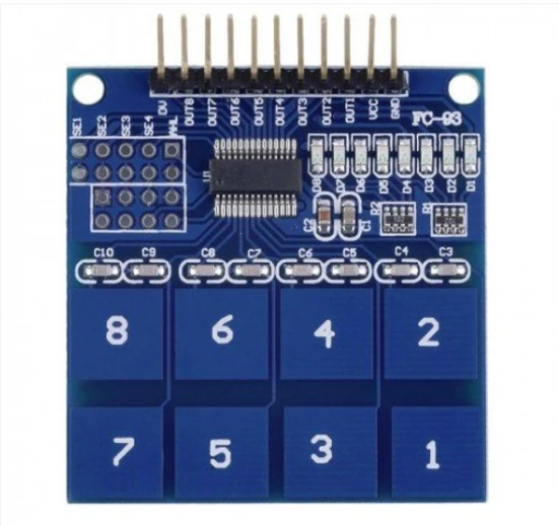 TTP226 8-Channel Capacitive Touch Sensor Module
