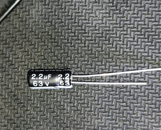 2.2uF 63V 105C JWCO 5x11MM Electrolytic Capacitor