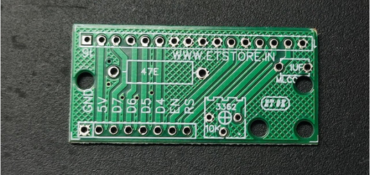 PCB FOR 16X2 OR 20x4 LCD