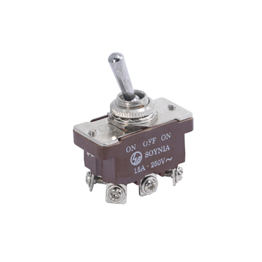 TOGGLE SWITCH ON OFF ON 15A 250V SE604