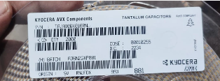 10UF 16V CASE A tantalum SMD capacitor 106
