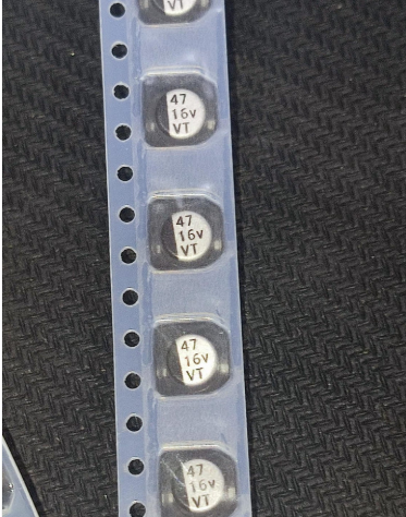 47UF 16V SMD CAPACITOR ELECTROLYTIC