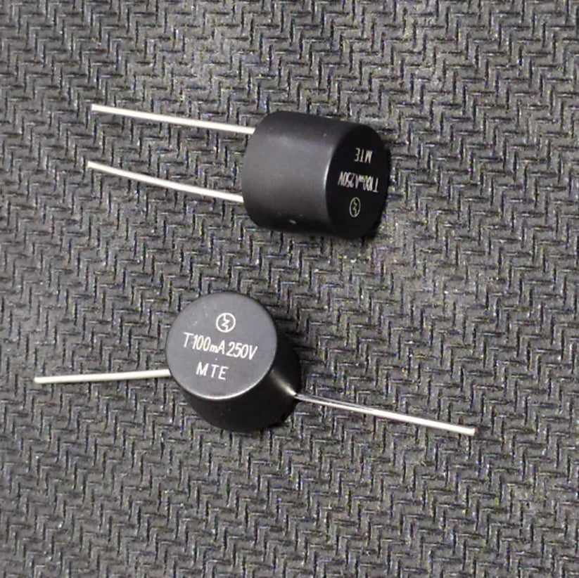 100mA 250V Fuse REOMAX Slow Blow T100mA Round
