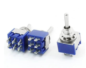 CALONIX 3A DPDT TOGGLE SWITCH ON-OFF-ON