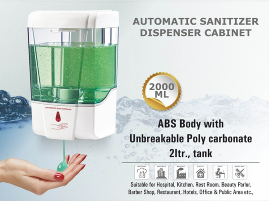 AUTOMATIC SANITIZER CABINET ULTRASONIC MODEL 1800ML  1.8L