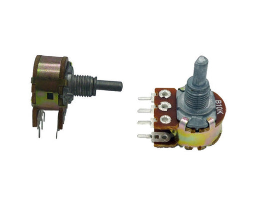 47K OHM DUAL potentiometer Rotary POT WITH METAL SHAFT STEREO B47K
