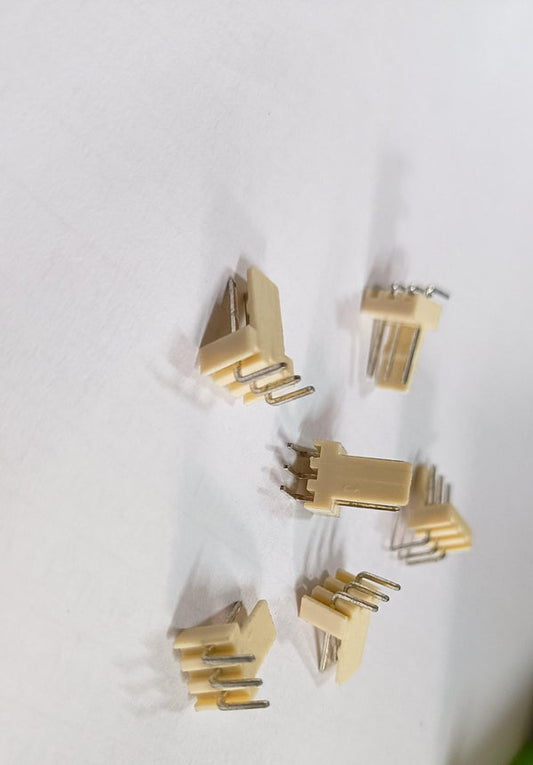 3 Pin RMC 2510 male right angle Connector 2.54MM pitch