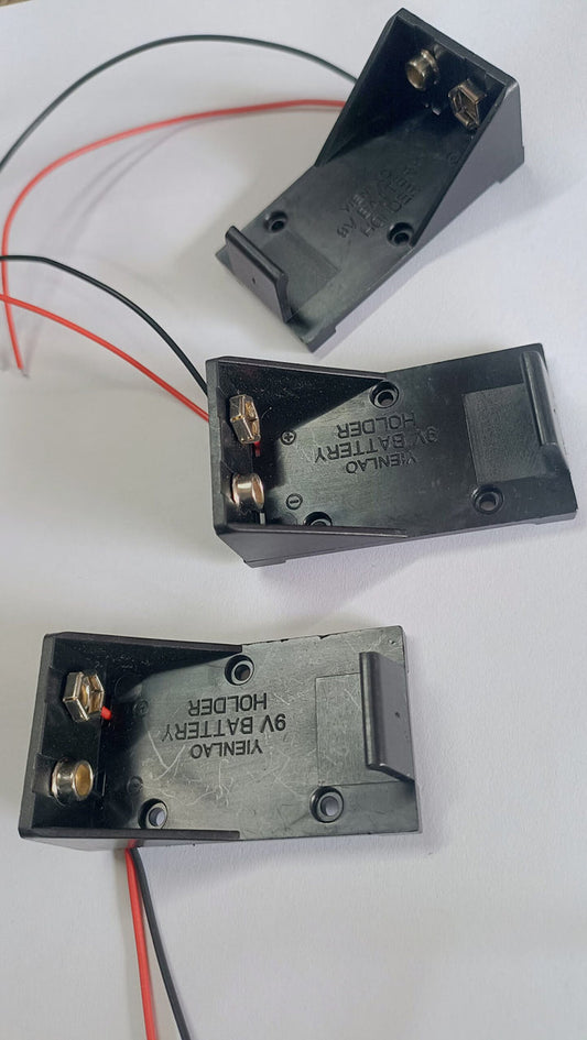 9V Battery Holder Box with wire
