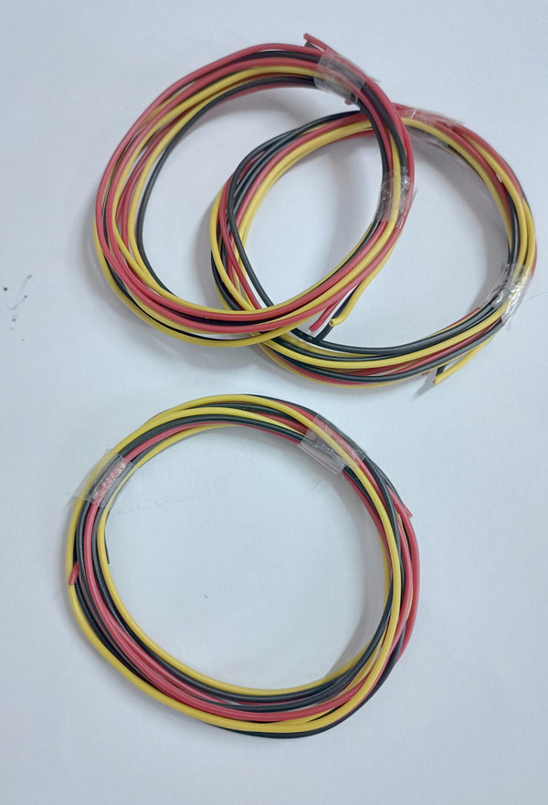 3 color Single Strand Wire 1 meter each GAUGE 23