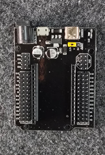 ESP32 30Pin Expansion Board with Type-C and Micro USB Dual Interface