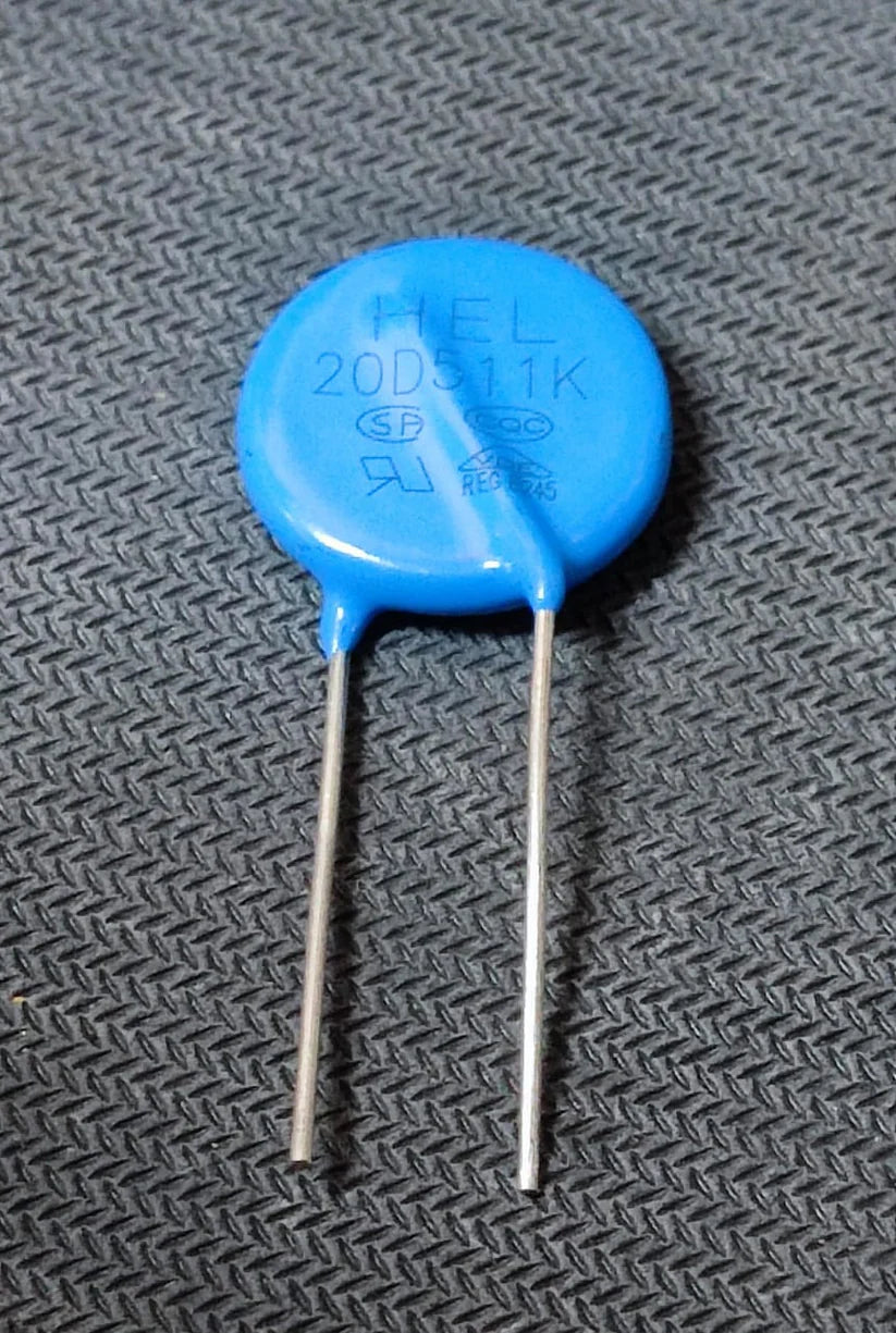 20D511K MOV  510V DC Pitch 10mm HEL 10%
