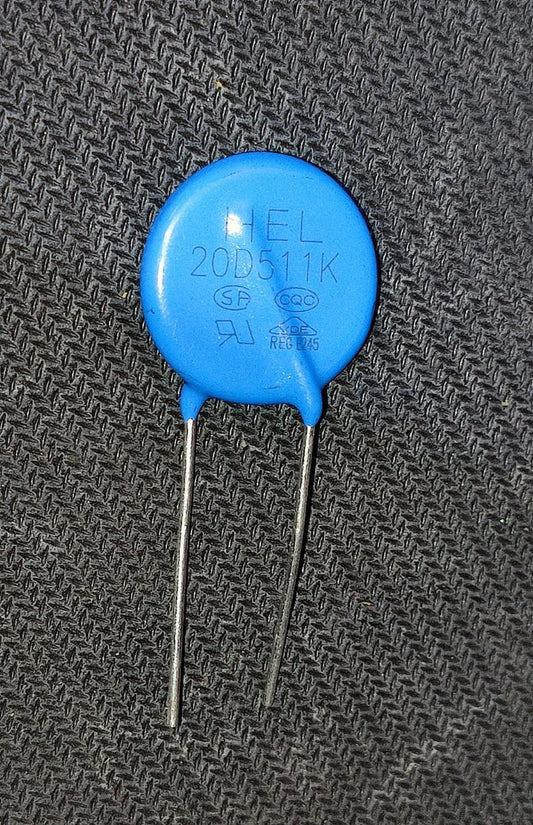 20D511K MOV  510V DC Pitch 10mm HEL 10%