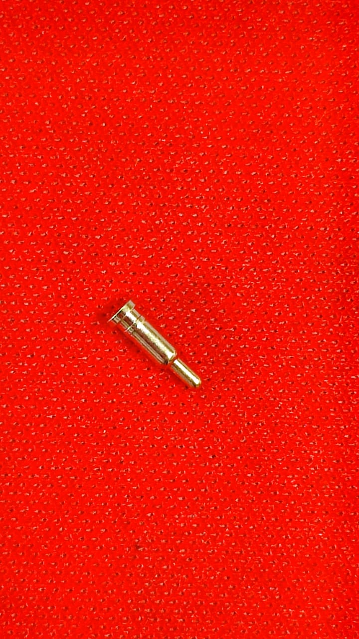 YTC1P-4020-01 Brass 12V 6mm 1P Spring loaded pin (POGO PIN) 2.5A Gold SMD Pogo Pin Spring Probe Connector