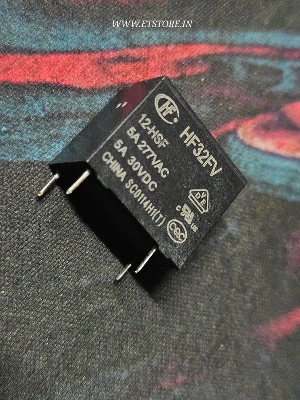 HF32FV 12HSF HONGFA RELAY 12V 5A SPST 4PIN  IBAT21414