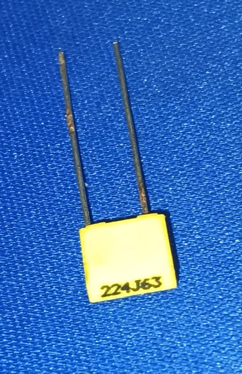 220NF 63V BOX FILM CAPACITOR 224J63 0.22uf   IBAT21290