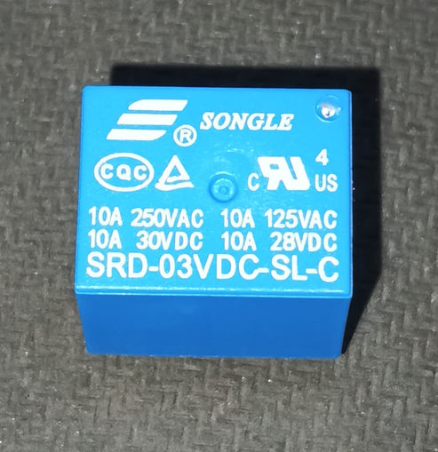 3V 10A SRD-03VDC-SL-C Th 19.2x15.6mm Songle Relay Relays IBAT20866