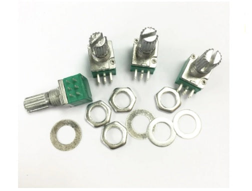 B10k dual sealed potentiometer RK097G B10K 6pin shaft 15mm RESISTOR IBAT21866