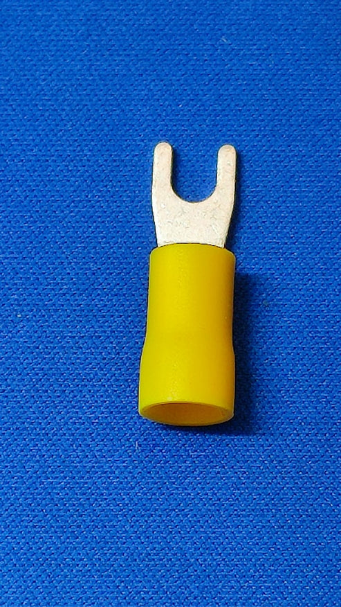 AFT-5-3.7 Yellow Insulated Spade Fork Terminals  IBAT21250