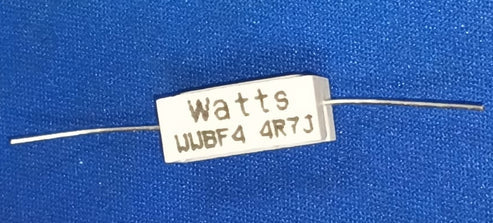 4.7 ohm 4W 4.7R 4 WATT WIRE WOUND RESISTOR 4E7 4R7  IBAT20536