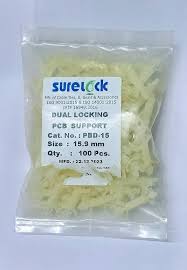 100Pcs 15.9mm Reverse Dual Locking Circuit Boards PCB Support Spacer (1 Packet)