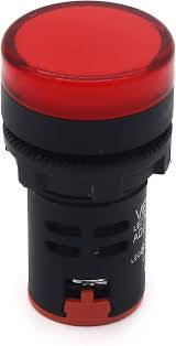 220V AC LED PANEL INDICATOR RED  SMALL