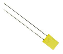 Yellow 5X2mm Rectangle FLAT LED Diffused Lens IBAT22139
