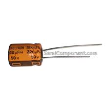 220UF 50V KELTRON Radial Electrolytic Capacitor
