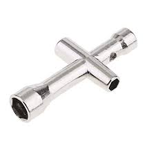 Hexagonal Mini Cross Wrench Sleeve Nut Tool for M2/M2.5/M3/M4