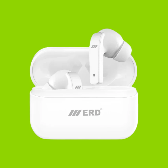 ERD Wireless Earbuds TWS-11 Bluetooth Headset (White, True Wireless)