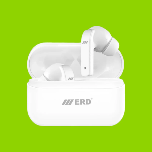 ERD Wireless Earbuds TWS-11 Bluetooth Headset (White, True Wireless)