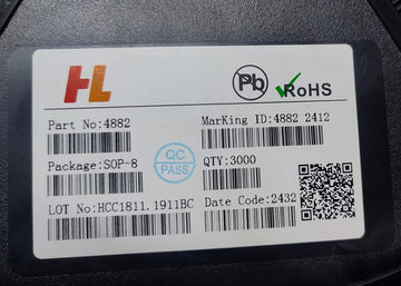 HL4882 SOP-8 40V 8A SMD DUAL N-Channel MOSFET 4882 IBAT21138