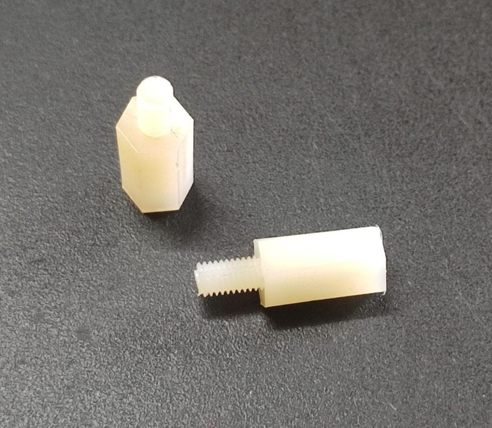 M3x10mm nylon studs bolt PCB Spacer Stackable IBAT22023