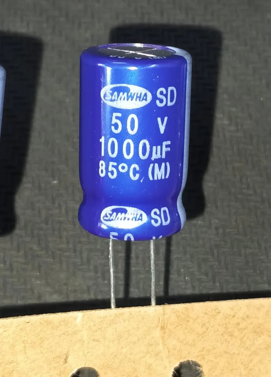 1000uF 50V Electrolytic Capacitor Radial